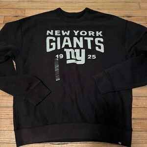 New York Giants Black Crewneck Sweater